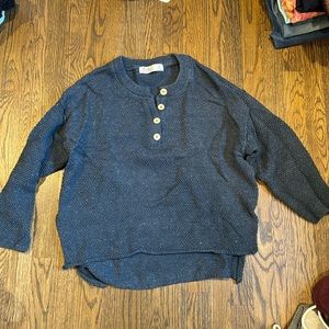 Free people sweater SET size xs blue